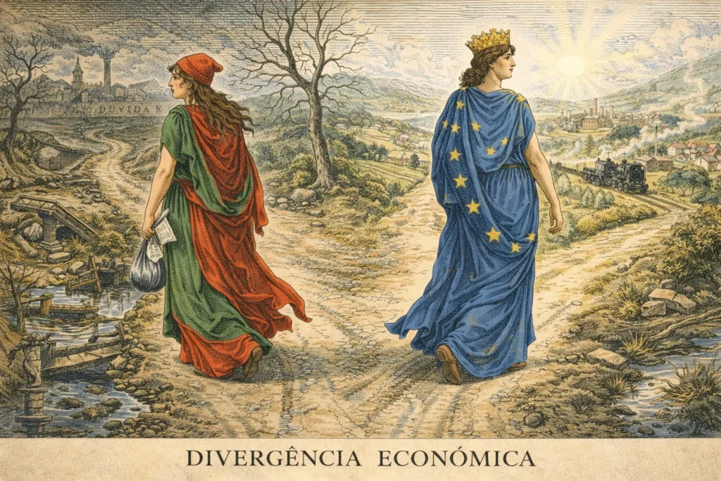 divergência económica de Portugal na União Europeia