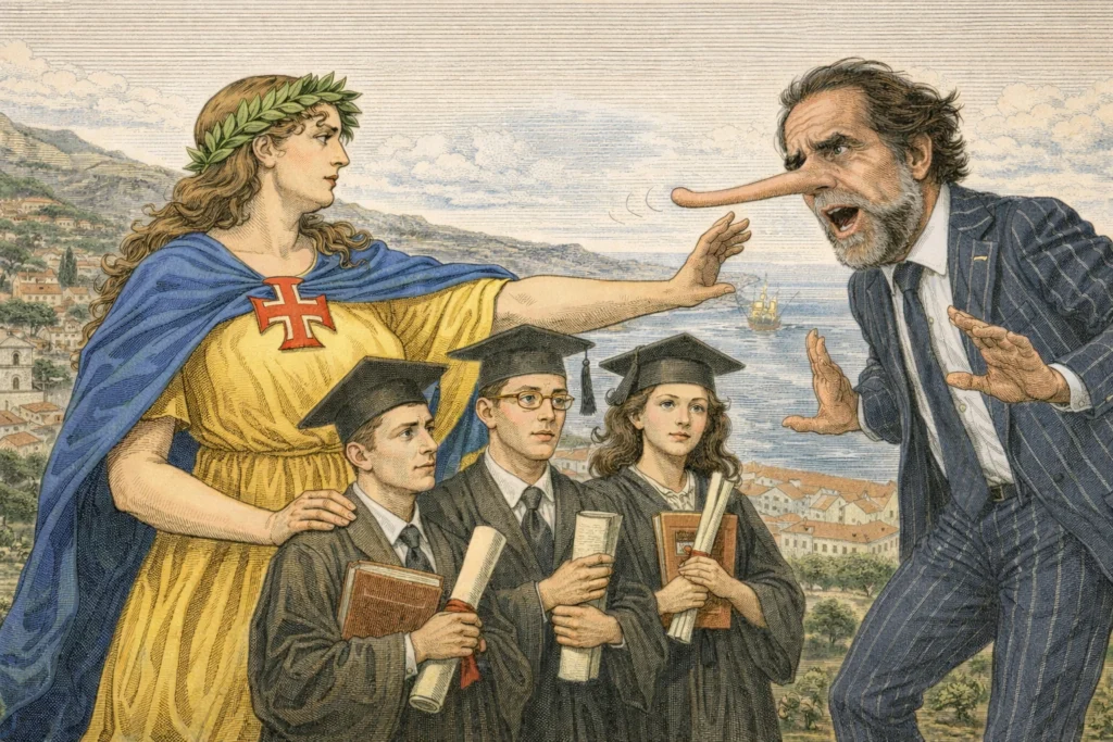 desemprego jovem qualificado na Madeira