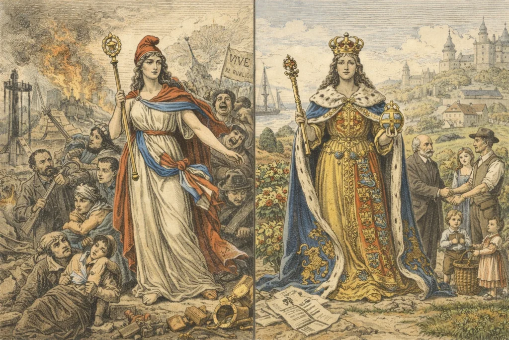 chefia de Estado republicana vs monarquia constitucional