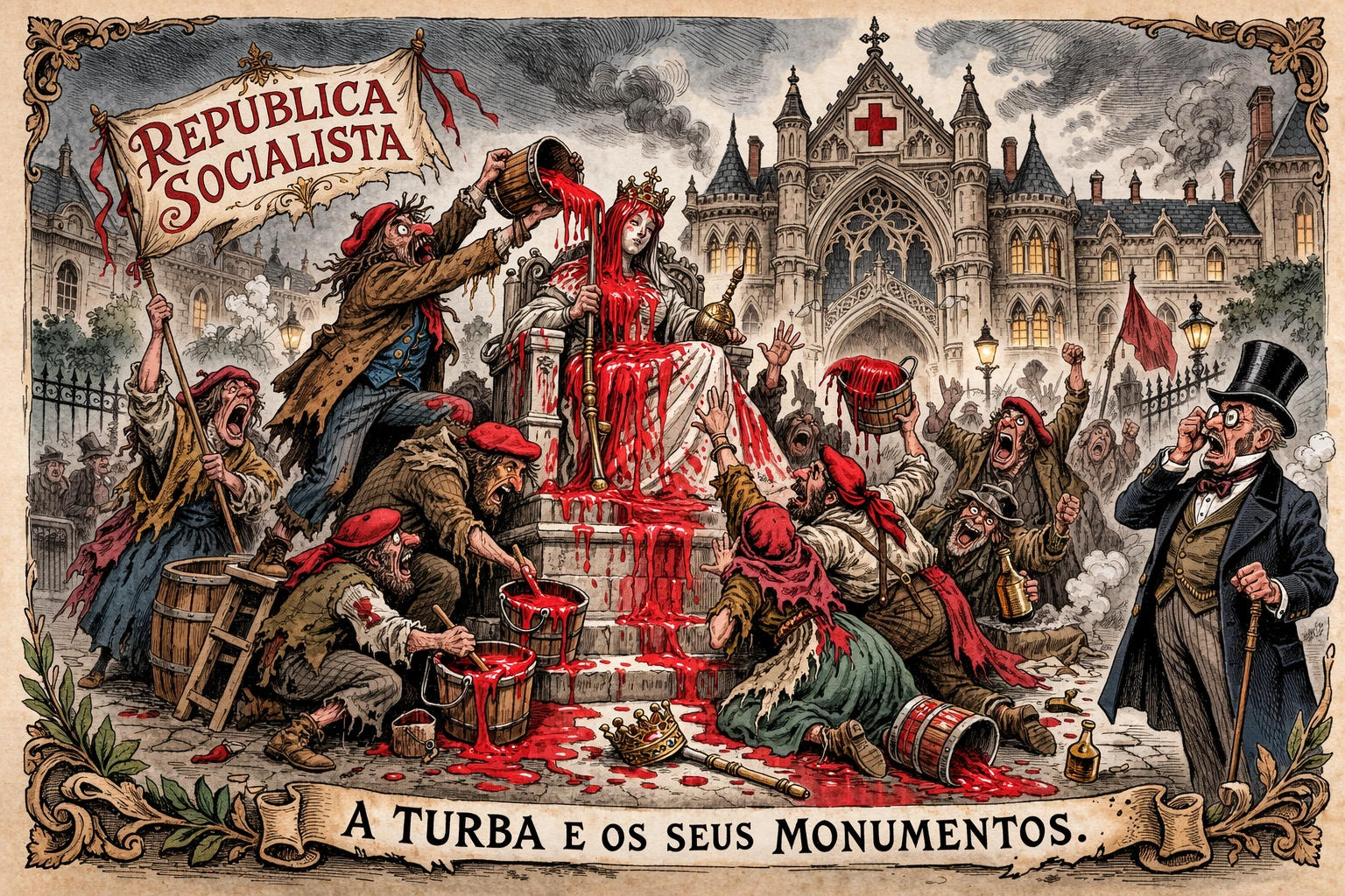 republicanos irlandeses vandalismo