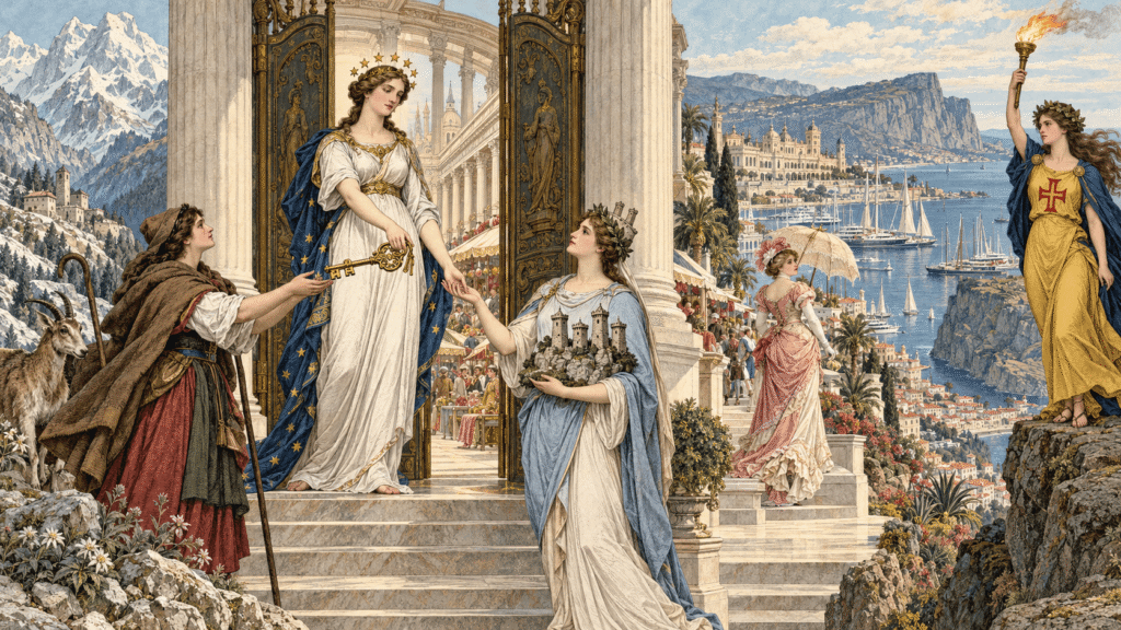 Alegoria Europeia junto ao Porto (1)